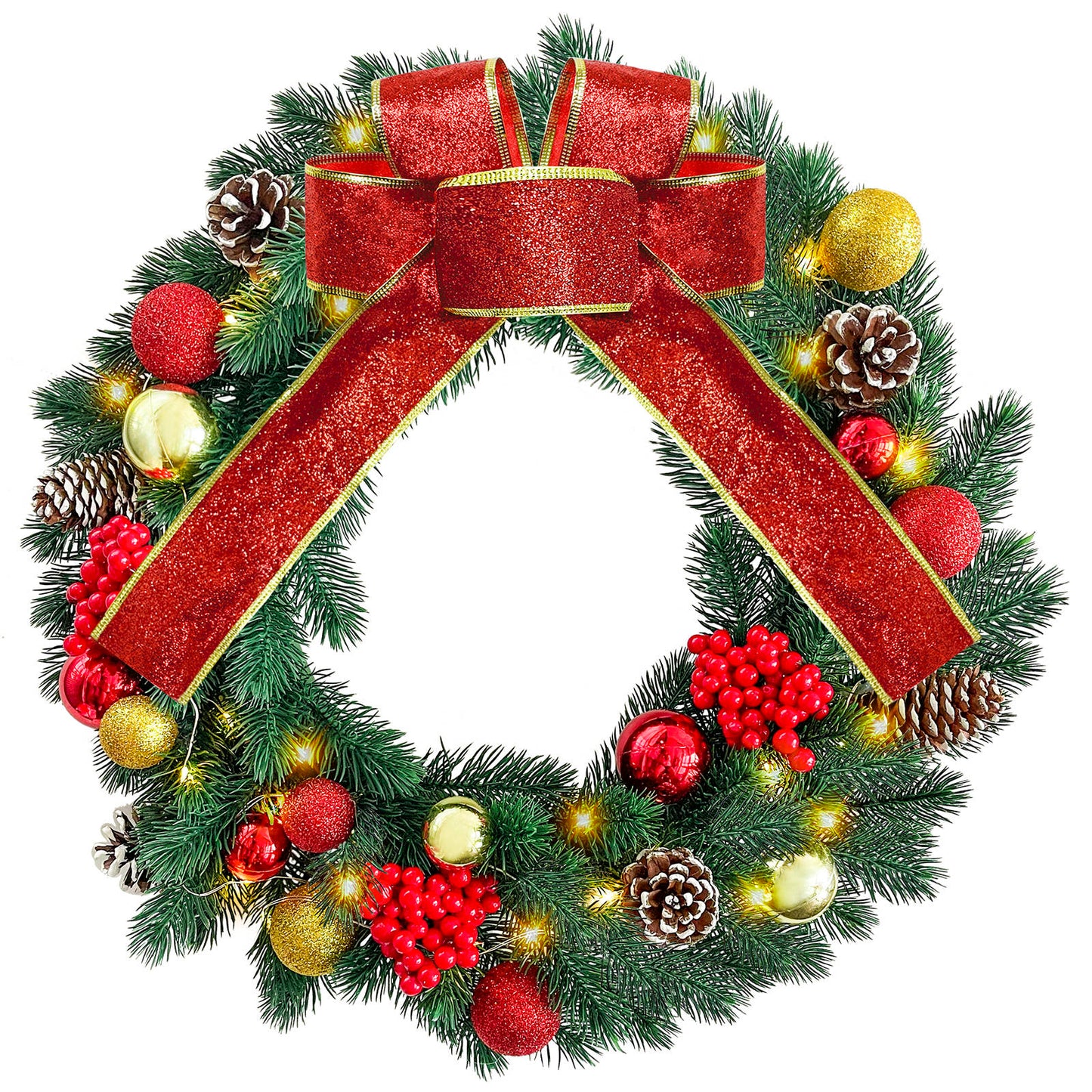 Christmas Wreath with LED light