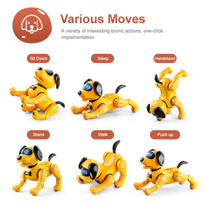 Remote Control Robot Dog Toy for Kids with Voice, Walking/Dancing/Interactive