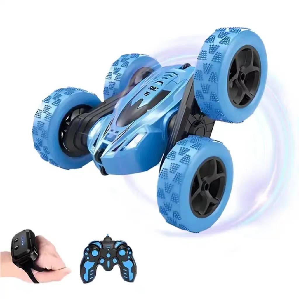 Remote Control 360 Degree Rotation RC Stunt Car Double Sided Flip 2.4Ghz Kids