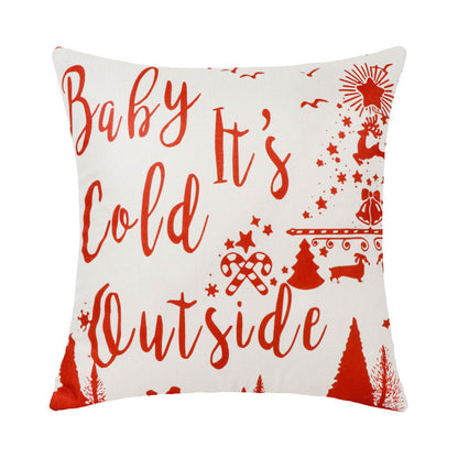 Christmas Pillow Covers 18 X 18 Inch Set of 4  Throw Pillow Covers