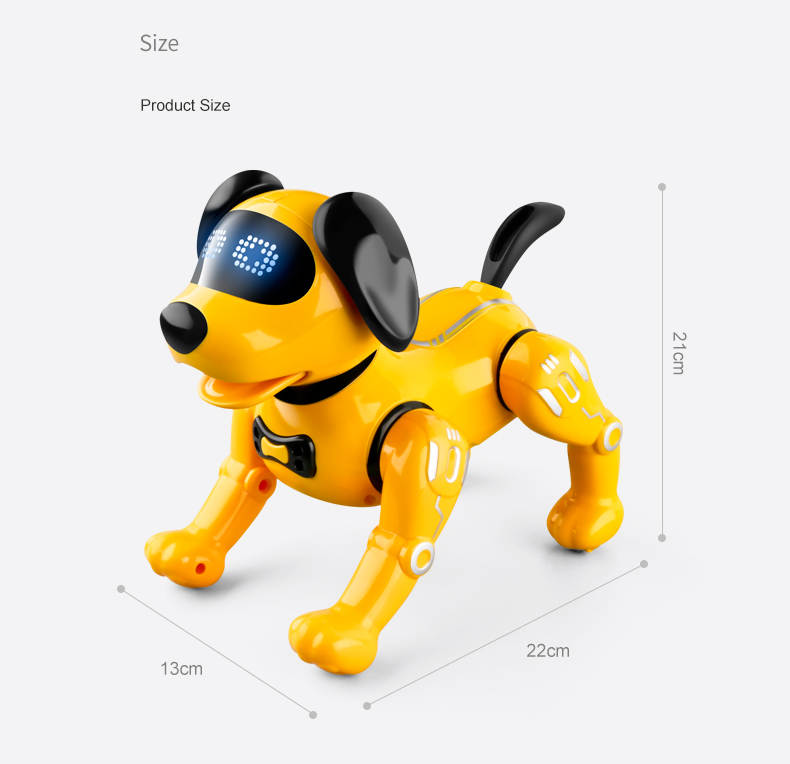 Remote Control Robot Dog Toy for Kids with Voice, Walking/Dancing/Interactive