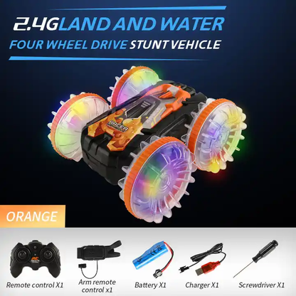 Remote Control Car 360° Rotating RC Cars, 2.4Ghz Double Side RC Stunt Car